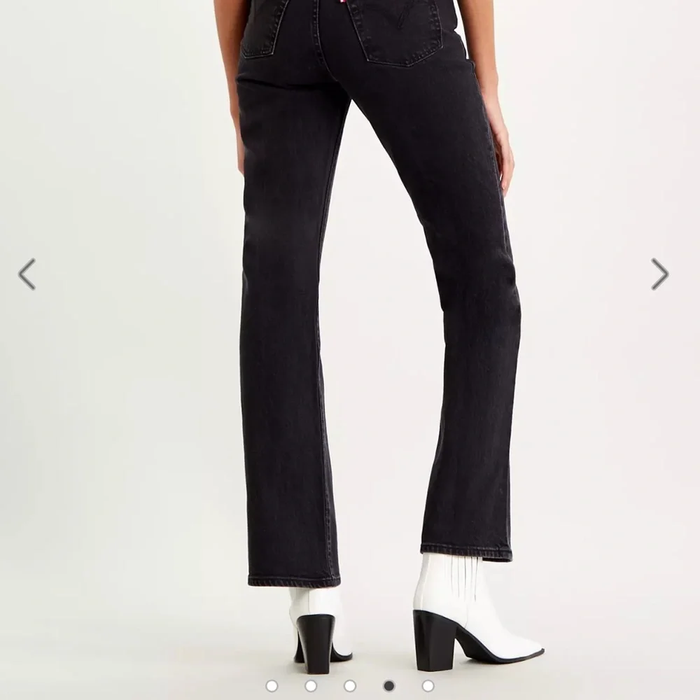 Levi's Ribcage Boot Cut Black Jeans Size 26 - Picture 4 of 11